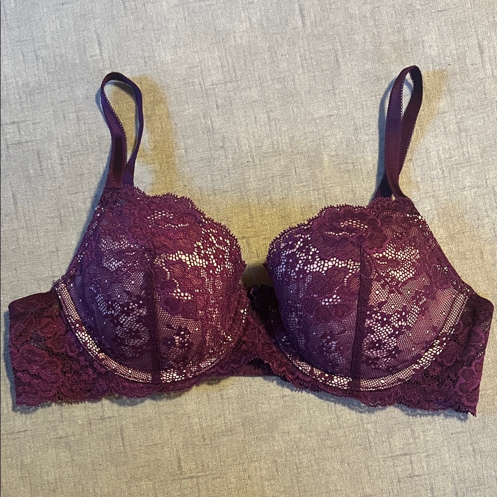Victoria's Secret Lace Bra - Deep Purple